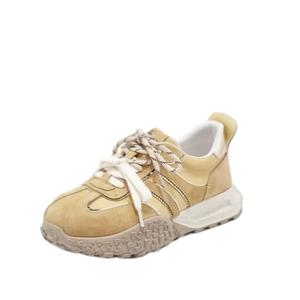 BINGO DUCK Женские противоскользящие кэжуал кеды лоу-топ желтые, цвет Yellow