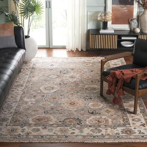 Ковер SAFAVIEH, 183 x 275 см, Samarkand Collection Light Grey/Beige SRK122F ручной работы традиционный восточный шерстяной для гостиной столовой спальни
