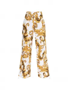 Брюки-треккинги с принтом Versace Jeans Couture, белый