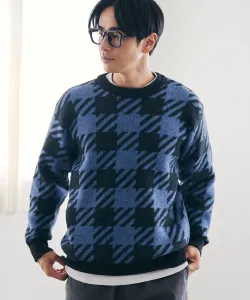 Короткий вязаный пуловер с перьями Coen, цвет Cobalt