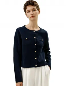 Кардиган из мериносовой шерсти с золотыми пуговицами Lilysilk