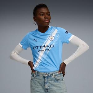 Женская футбольная майка Manchester City 25/26 Home Replica Puma, синий