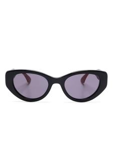 Gucci Eyewear солнцезащитные очки в оправе 'бабочка', черный