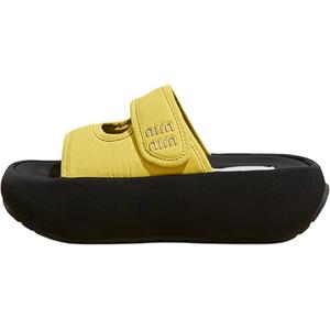 Женские тапочки-слайды, устойчивые к истиранию и запаху QINGZHUHU, Yellow