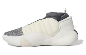 Харден Вол. 7 Кремово-белый Угольно-серый Деним Адидас, Белый Серый