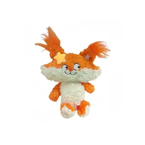 Игрушечная лиса плюшевая кукла высота 35см LALABABY