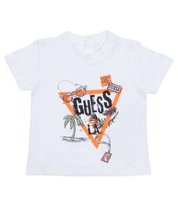 Футболка детская Guess с логотипом, белый