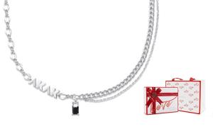 AKAK Унисекс-кулон из сплава серебристо-белого цвета