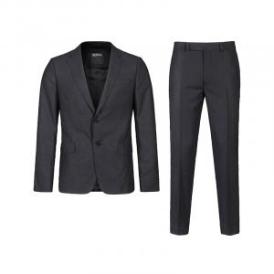 Джерния Однобортный Двубортный Костюм Ermenegildo Zegna, черный