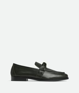 Astaire loafer BOTTEGA VENETA, темно-зеленый