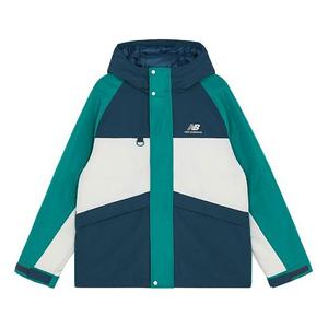 Куртка New Balance Color Block Windbreaker 'Teal White Aqua'