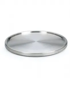 Вращающаяся подставка Endurance из нержавеющей стали, диаметр 27 см, высота 2 см, одноярусная Rsvp International, серый