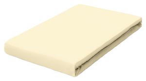 Простыня Schlafgut светло-желтый, 140-160/200-220 см