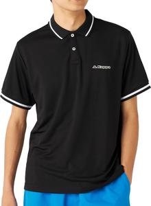 Мужская поло-рубашка Kappa с коротким рукавом, модель 215318, черная, размер L