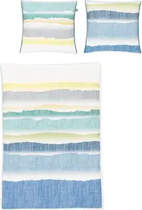 Постельное белье из хлопкового сатина Capri-K 8496-30, размер: 155x220 см + 80x80 см Irisette