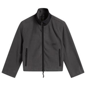 Флисовая домашняя куртка на молнии, укороченная Skims, Ash