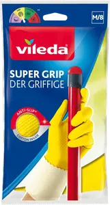 Перчатки хозяйственные с хорошим захватом размер М (1 пара) 2 шт. Vileda