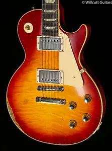 Gibson Custom Shop 1960 Les Paul Standard V2, гриф, цвет Tomato Soup Burst, Murphy Lab Ultra Heavy Aged NH (677)