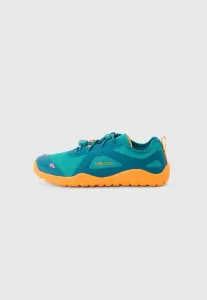 Унисекс походные ботинки skanden для ходьбы босиком Trollkids, Sea Green/Lagoon Green/Sahara Sunset