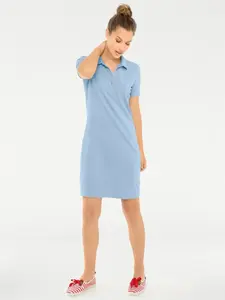 Heine платье-рубашка "Платье-поло", синий