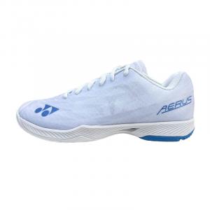 Дышащие, упругие, нескользящие низкие кроссовки для бадминтона для мужчин Yonex, белый синий