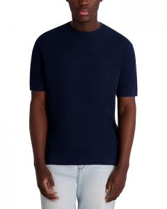 Факельная фуфайка с текстурой "вафля" KARL LAGERFELD PARIS, синий