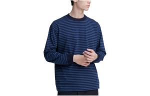 Футболка унисекс темно-синяя Uniqlo, темно-синий