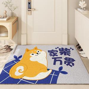 Dajiang Ковер 80х150 см для прихожей, грязеотталкивающий, износостойкий, с эффектом очистки обуви