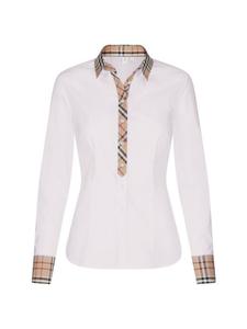 Однотонная блузка-рубашка Seidensticker, белый