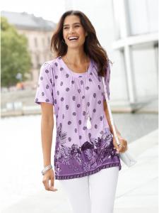 Туника-рубашка с сиреневым принтом WITT WEIDEN
