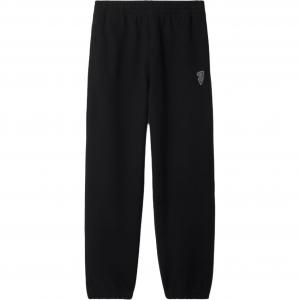 Спортивные штаны с принтом логотипа Burberry, черный