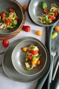 Набор тарелок 12 шт Mäser, темно-серый