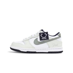 Nike Dunk Abrasion Resistant низкие кроссовки для скейтбординга Unisex White