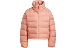 Куртка пуховая женская красная розовая Adidas