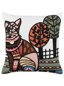 Декоративная подушка Beliani Deko MEHSANA, цвет bunt/weiß/schwarz