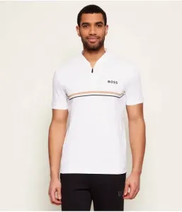 Футболка PL_TOC Spin slim fit Boss Green, белый