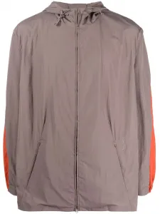 Куртка в стиле колор-блок с капюшоном Y-3, серый