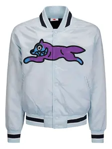 Атласный бомбер Running Dog ICECREAM, синий