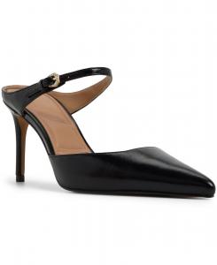 Женские туфли-лодочки Sidnney из двух частей с острым носком на высоком каблуке ALDO, Black Crinkle