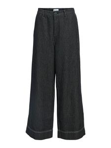 Широкие брюки OBJECT AMY, Black Denim