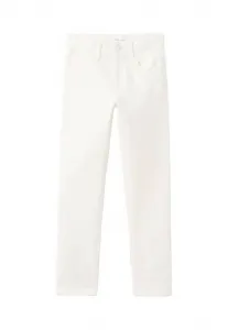 Детские джинсы облегающего кроя Mango Kids, White