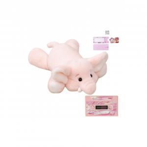 Плюшевые куклы милые слоники высота 30см/47см AOLETU, Pink+Puppy Pull-Out Greeting Card+Recording Tape