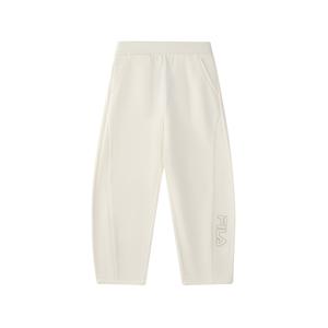 Детские x Panda Factory, коллаборационные вязаные спортивные штаны FILA KIDS, белый