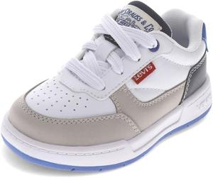 Кроссовки Levi's Unisex-Child Lo Jolla, белый/синий/темно-синий