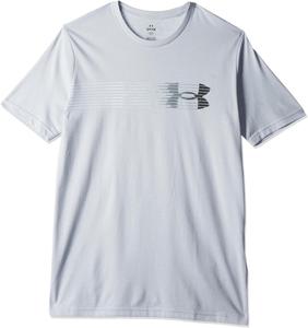 Мужская футболка Under Armour с логотипом Flyin на левую грудь, Mod Gray/Black