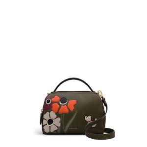 Маленькая сумка через плечо Floribunda Ziptop Radley, Pine Needle