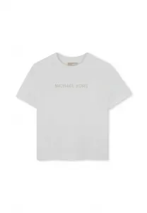 Футболка с принтом Michael Kors Kids, Offwhite