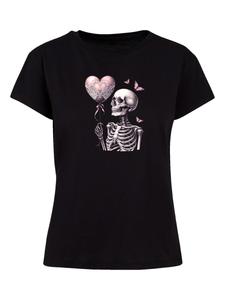 Футболка F4NT4STIC Skelett hГ¤lt Herzballon, Black