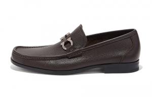 Феррагамо мокасины с деталями Gancini