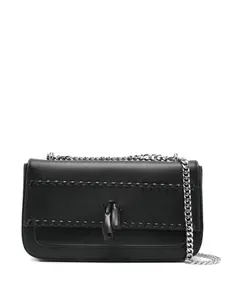 Кожаная сумка через плечо Cult, черный